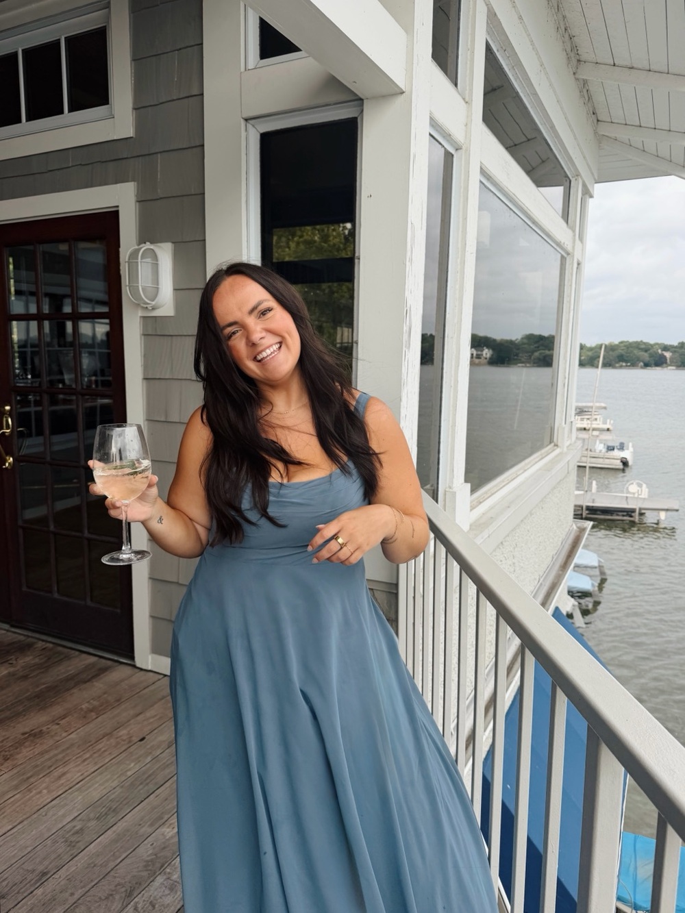Azazie Bridesmaid Dress—Shaude, Twilight